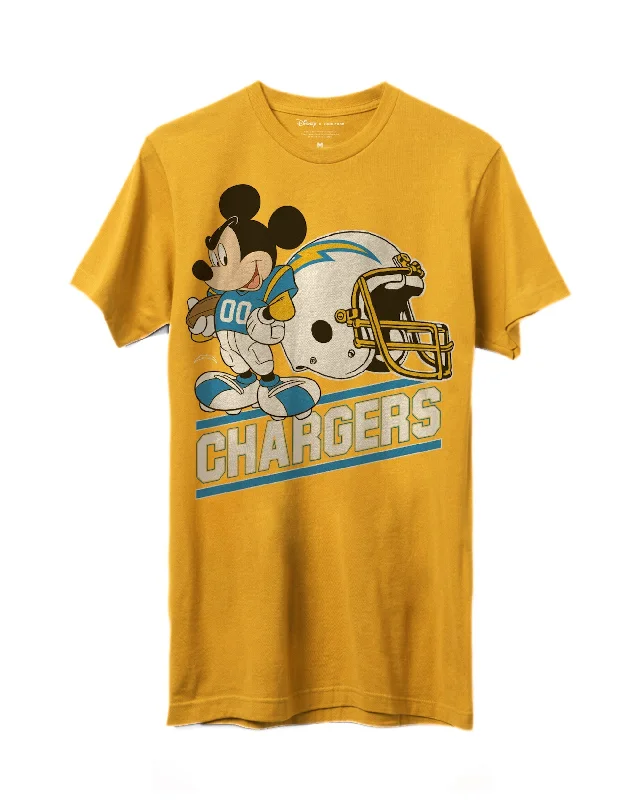 Men's Shirts with Wrinkle-Resistant FabricChargers Disney Mickey Came to Play Fan Tee