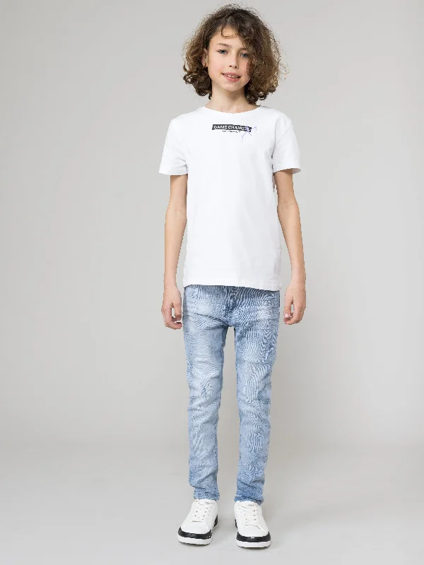 Inexpensive Rip and Tear Men's JeansBoys Basic Jeans