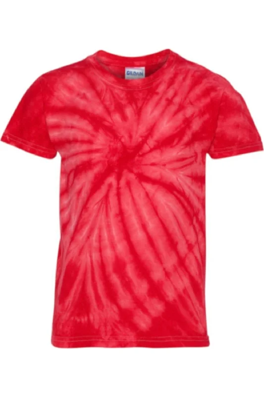 Men's Shirts with Graphic PrintsDyenomite Youth Cyclone Pinwheel Tie-Dyed T-Shirt