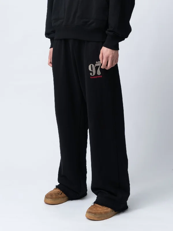 1997shell Stock Logo Sweatpants(Black)