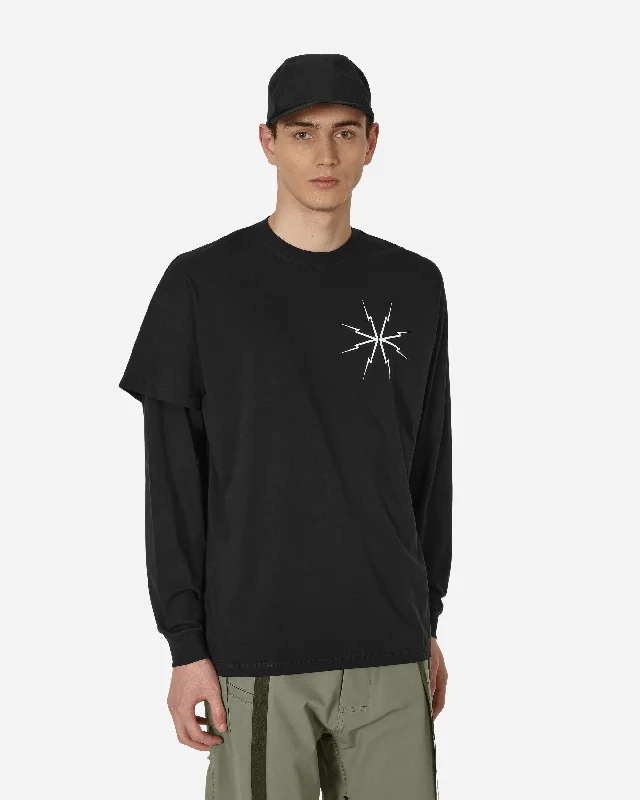 Pima Cotton Longsleeve T-Shirt Black