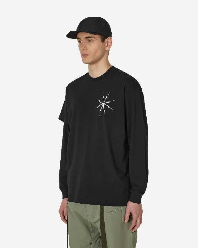 Pima Cotton Longsleeve T-Shirt Black