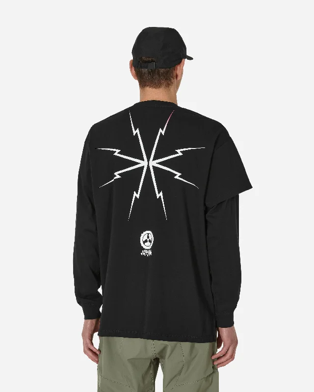 Pima Cotton Longsleeve T-Shirt Black