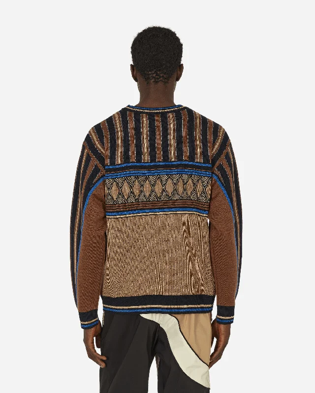 Kuti Knitted Crewneck Sweater Brown