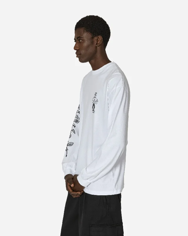 Aries Arose Longsleeve T-Shirt White