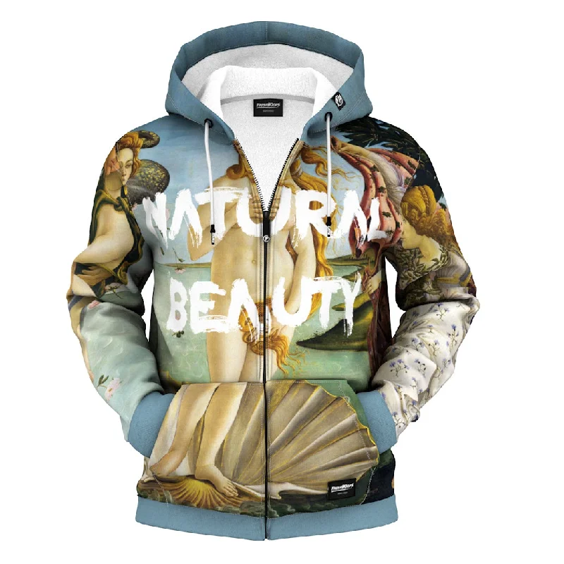 Birth Of Venus Zip Up Hoodie