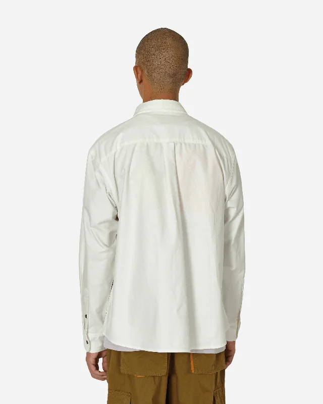 Alfie Cotton Oxford Shirt White