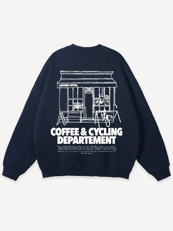 Coffee & Cycling Oversized Sweatshirt