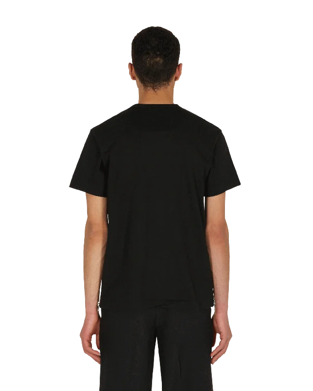 Zip T-Shirt Black