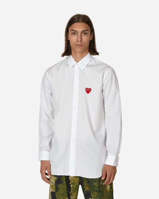 Heart Longsleeve Shirt White