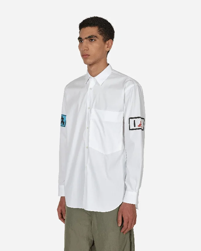 Invader Cotton Shirt White