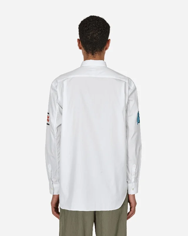 Invader Cotton Shirt White