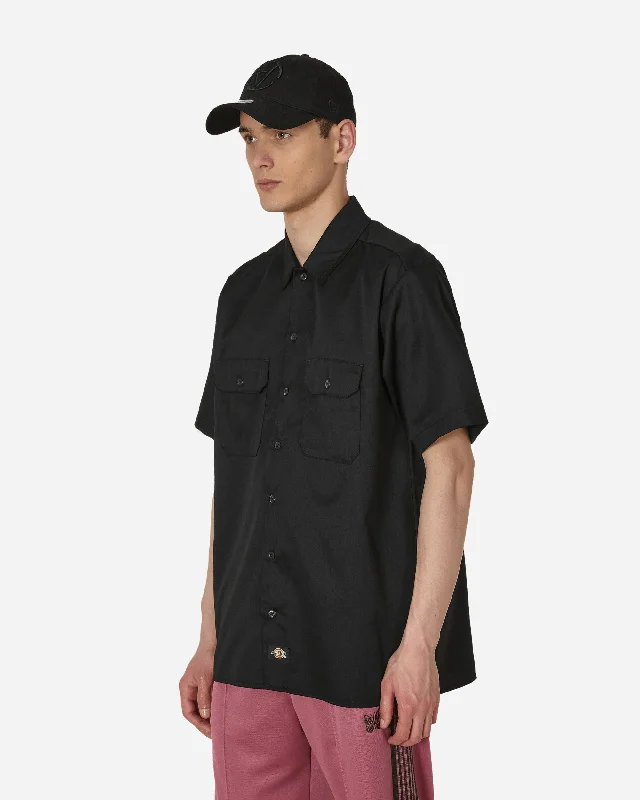 Short Sleeve Work Shirt Black