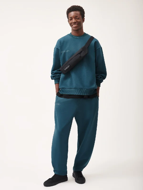 DNA Barrel-Leg Track Pants—storm blue