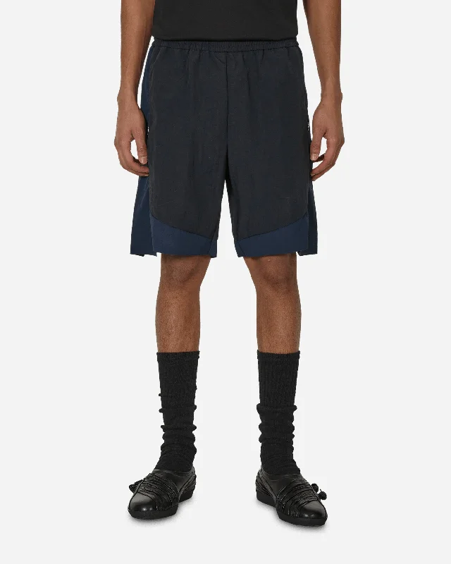 Nylon Shorts Black / Dark Blue