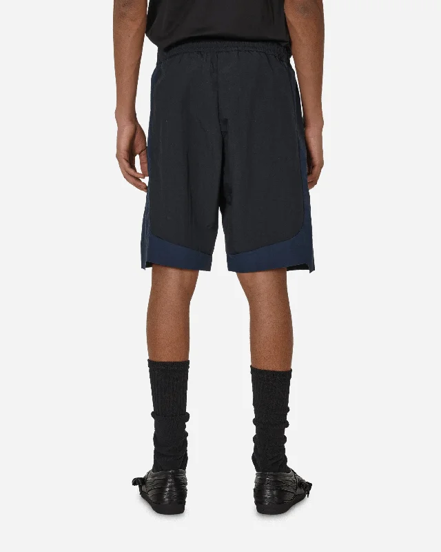 Nylon Shorts Black / Dark Blue