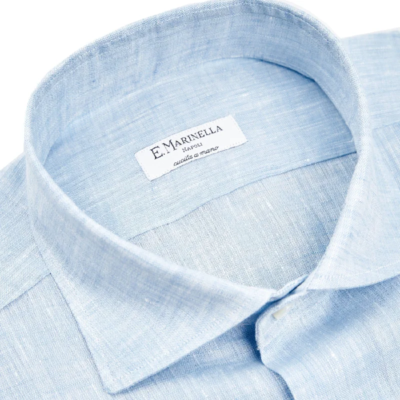 LIGHT BLUE LINEN SHIRT