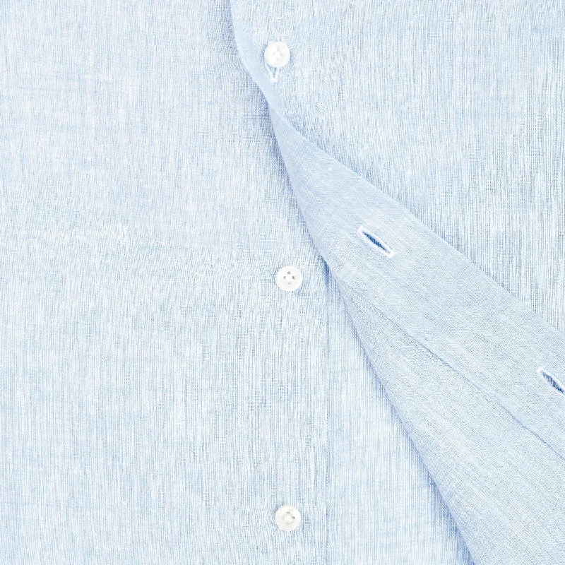 LIGHT BLUE LINEN SHIRT