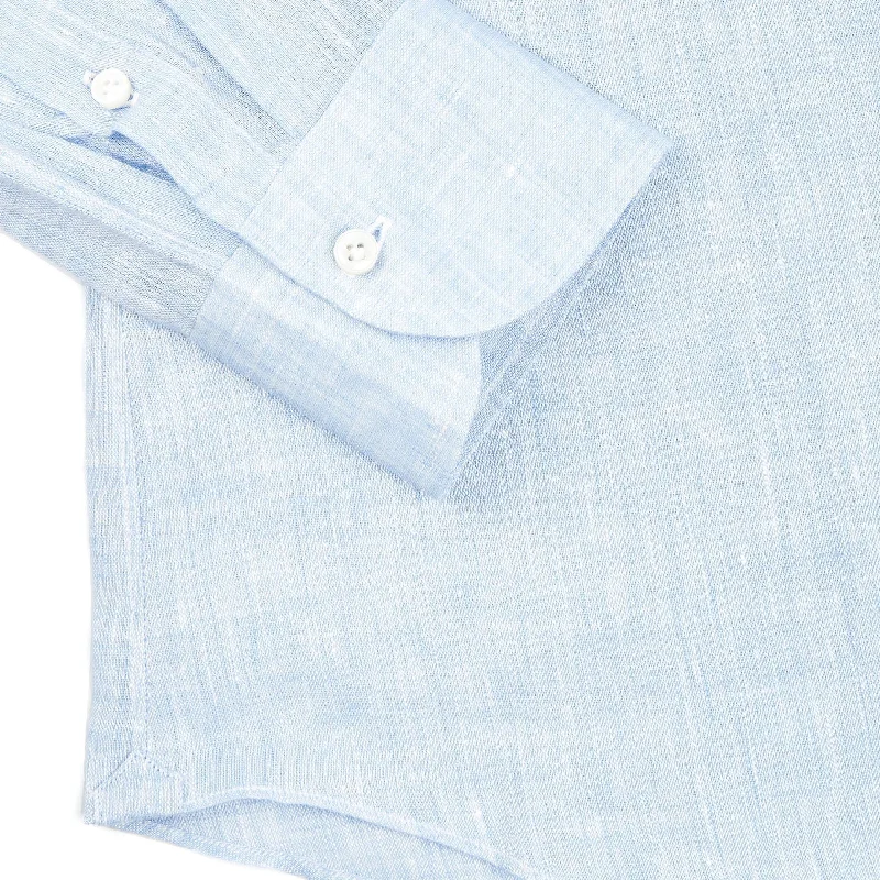 LIGHT BLUE LINEN SHIRT