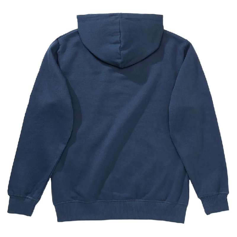 Navy Logo Zip Hoodie