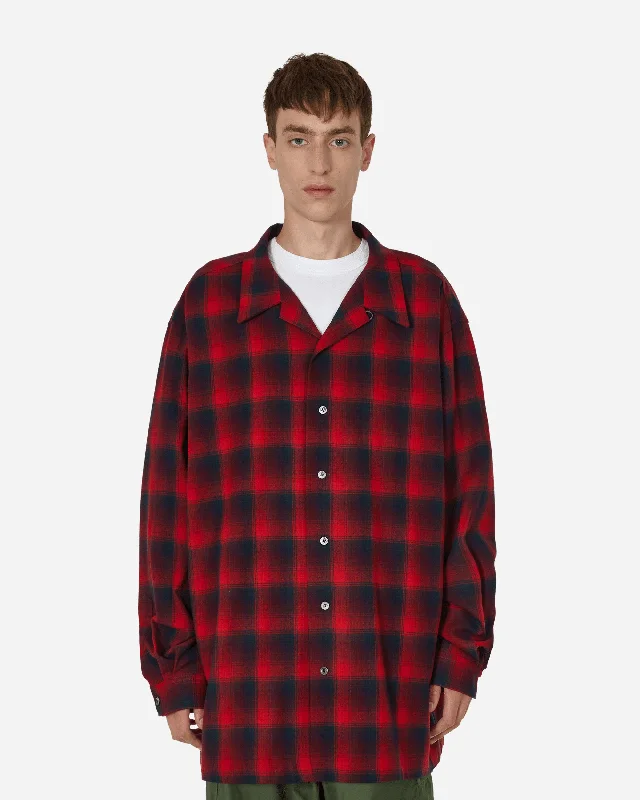 Pendleton Oversized Shirt Red