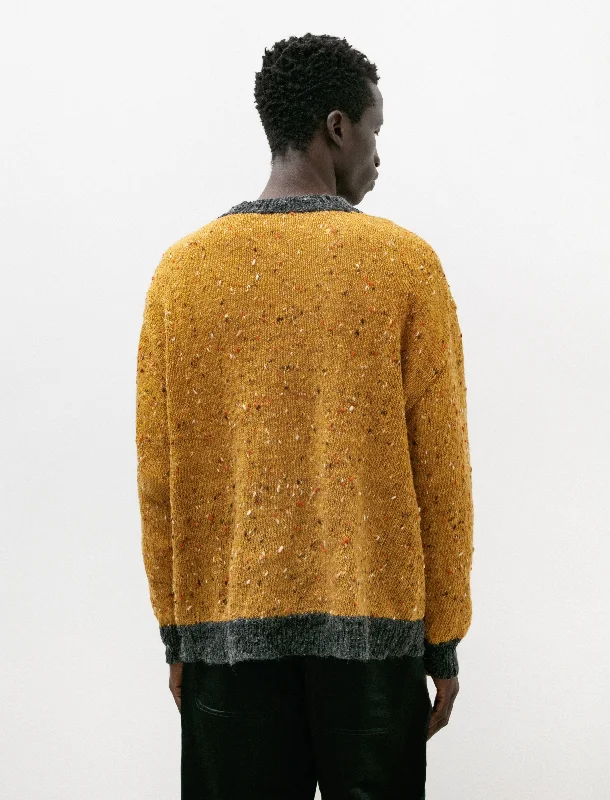 R17 Z-1 Golden Hand Knit Sweater