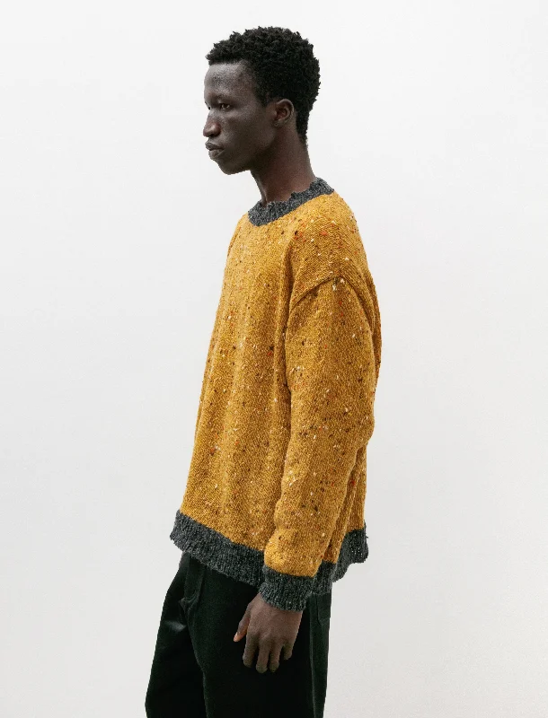 R17 Z-1 Golden Hand Knit Sweater