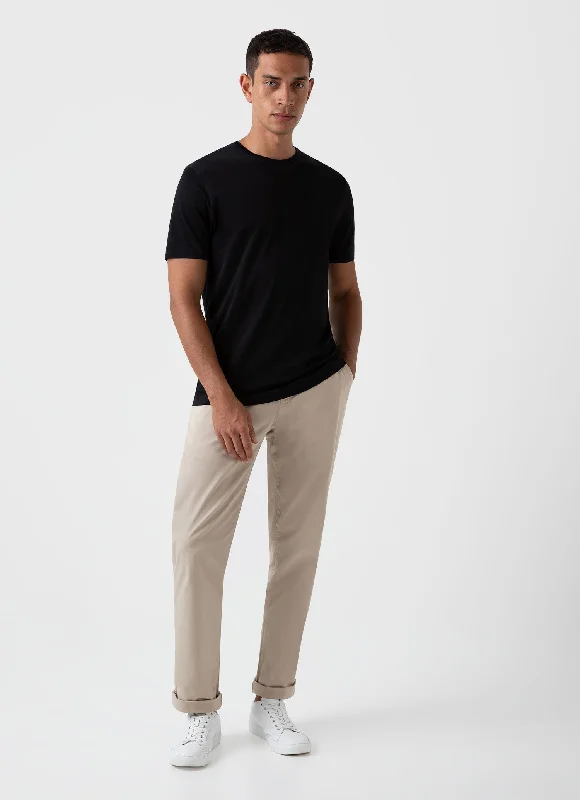 Men's Slim Fit Chino in Light Stone