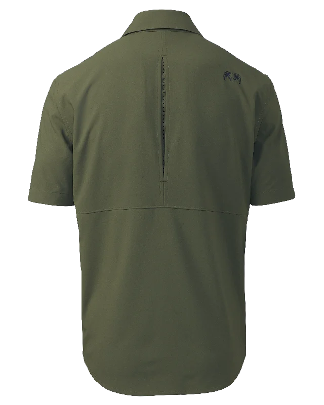 Mesa Vented SS Snap Shirt | Olive