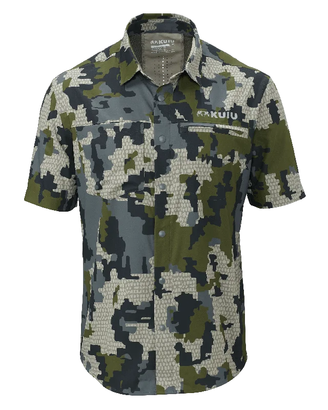 Mesa Vented SS Snap Shirt | Verde