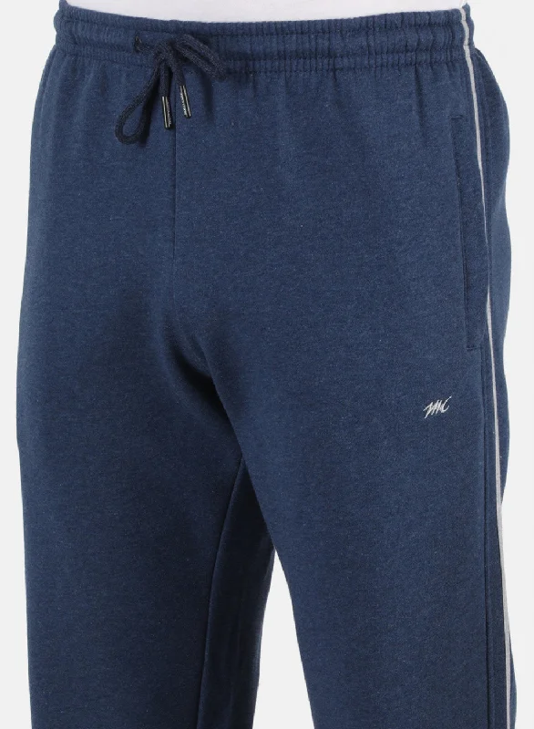 Men Blue Solid Tracksuit