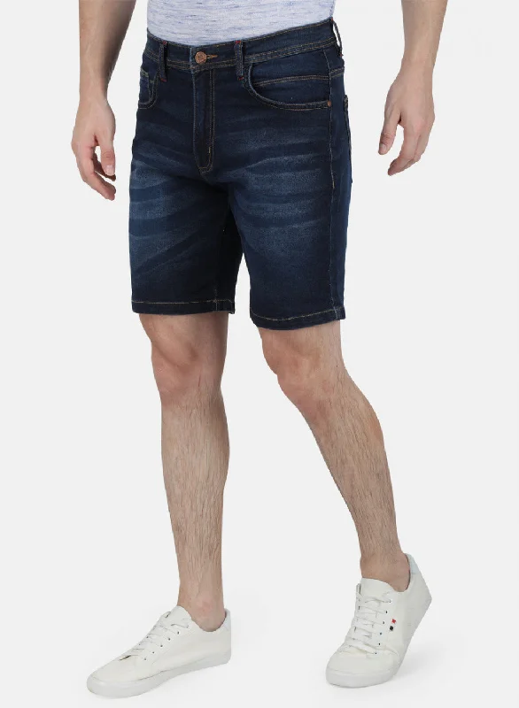 Mens Blue Light Wash Short