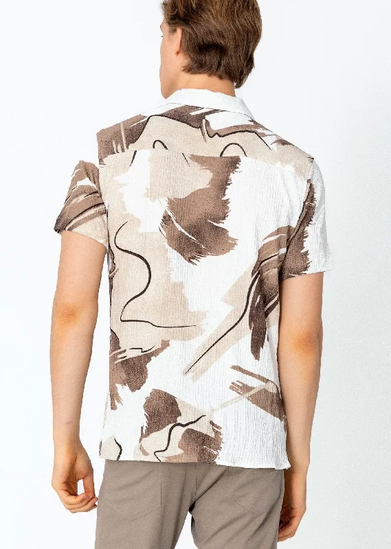 Short Sleeve Shirt - Brown