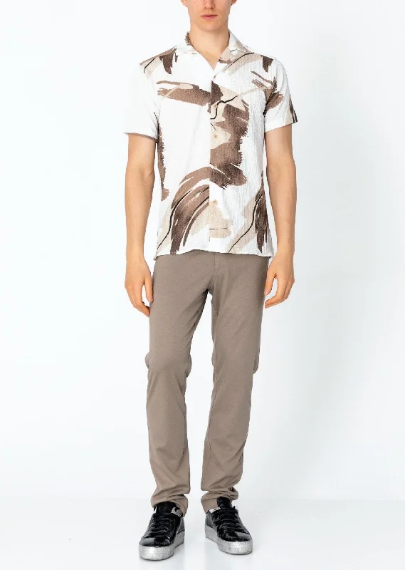 Short Sleeve Shirt - Brown