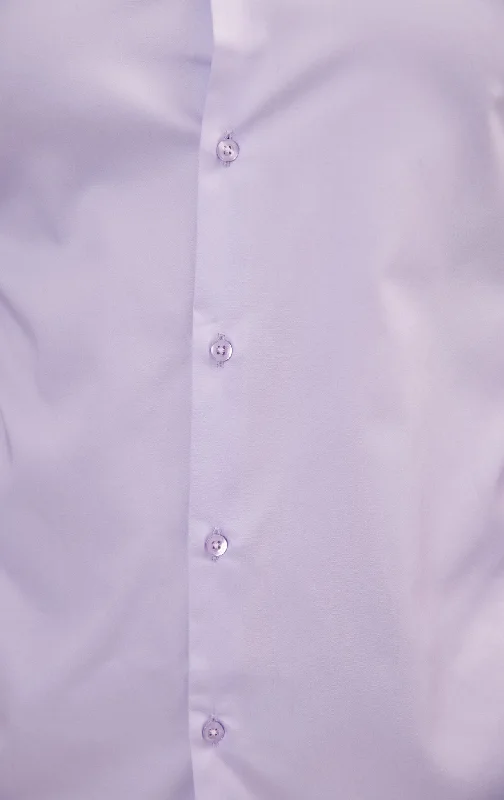 Pure Cotton Dress Shirt - Lilac