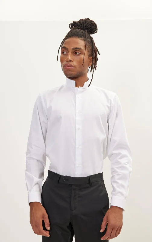 Pure Cotton Dress Shirt - White