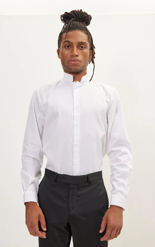 Pure Cotton Dress Shirt - White