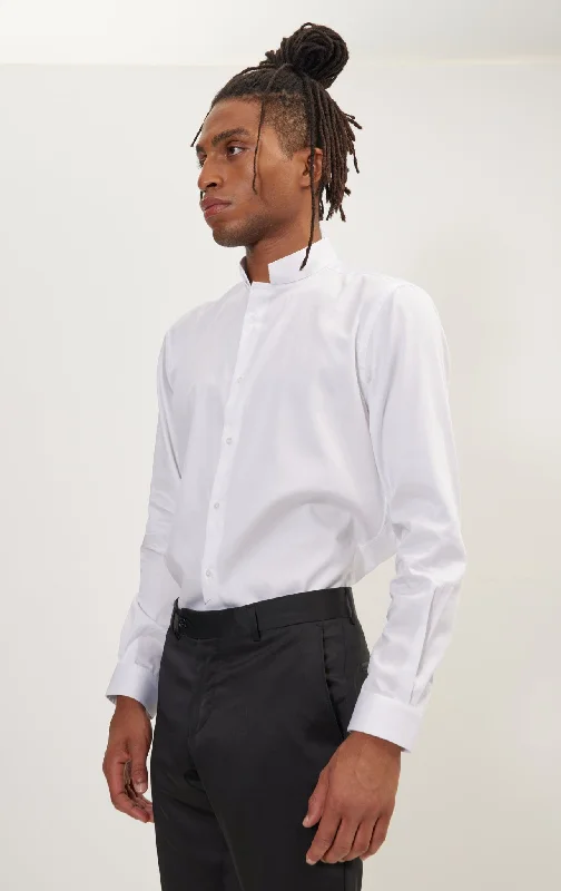 Pure Cotton Dress Shirt - White