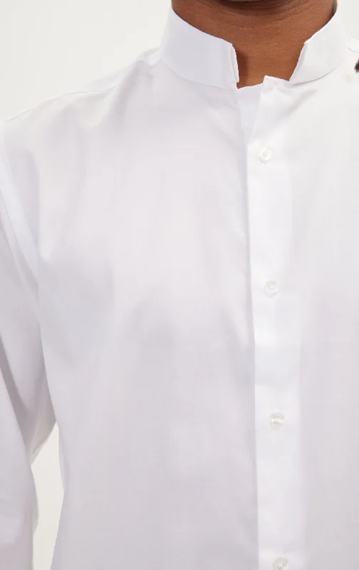 Pure Cotton Dress Shirt - White