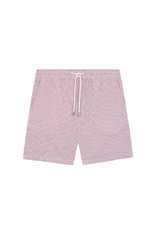 NAI0506D4 seersucker stripe shorts