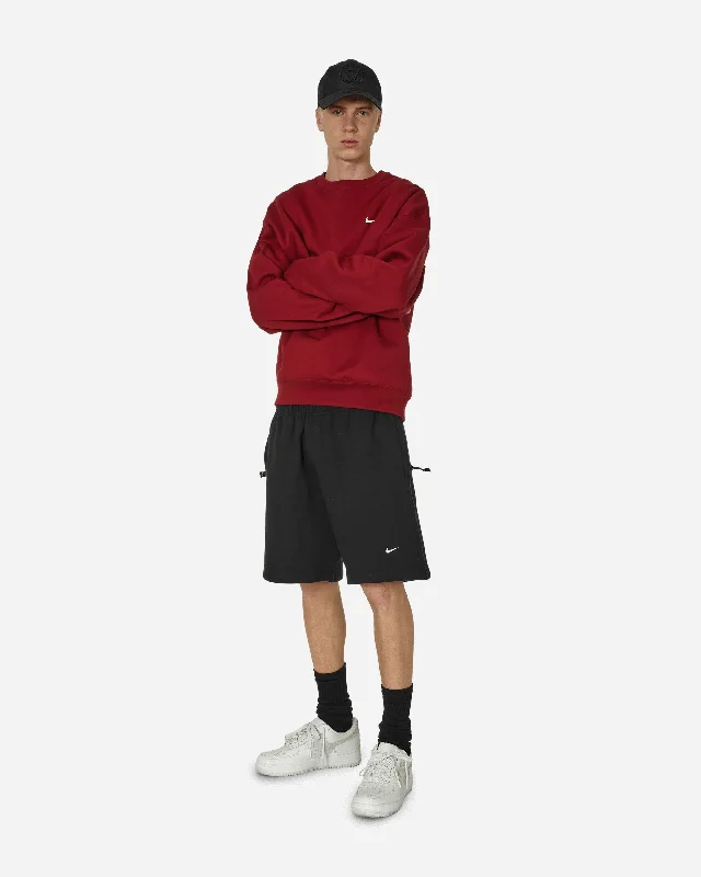 Solo Swoosh Fleece Shorts Black