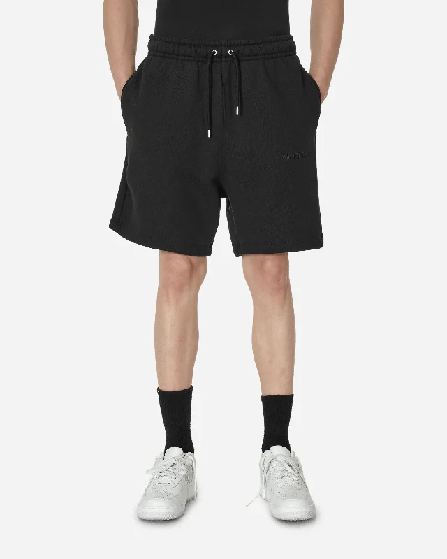 Wordmark Fleece Shorts Black