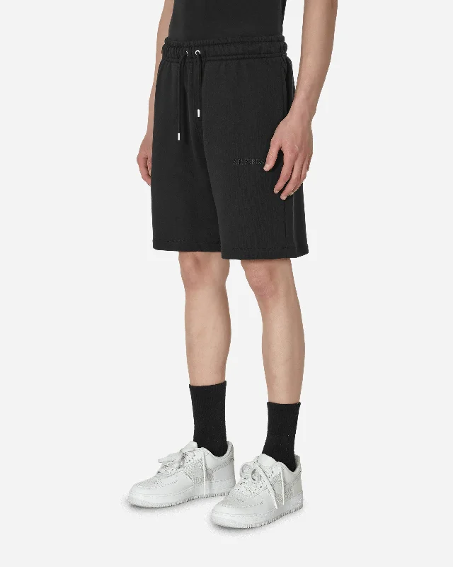 Wordmark Fleece Shorts Black