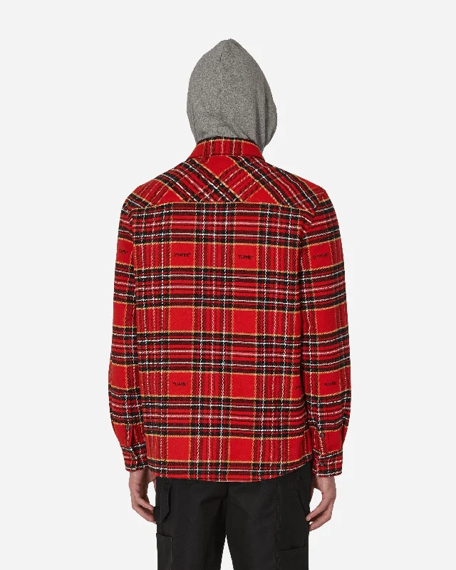 Flannel Skate Shirt Red