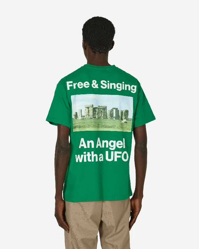 Free and Singing T-Shirt Herbal Green