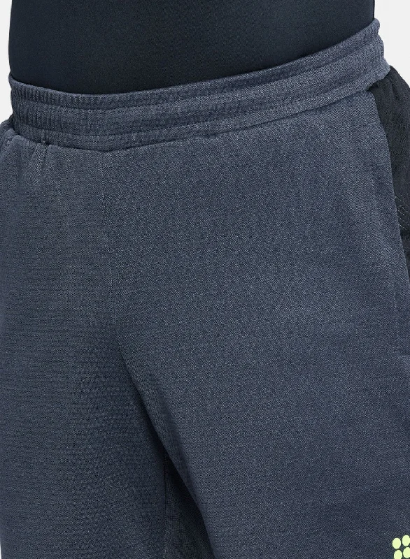 Mens Grey Self Design Short