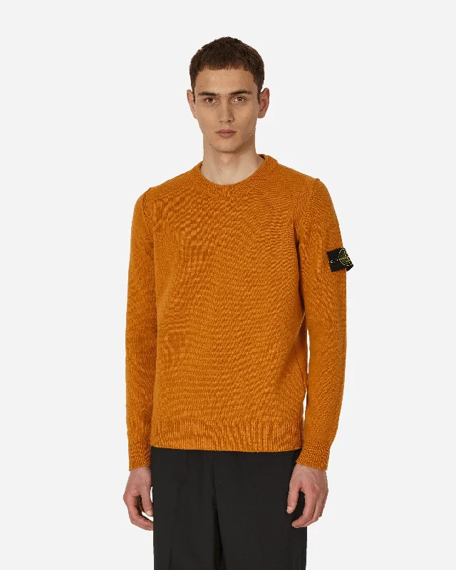 Wool Crewneck Sweater Rust