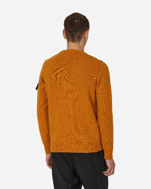 Wool Crewneck Sweater Rust