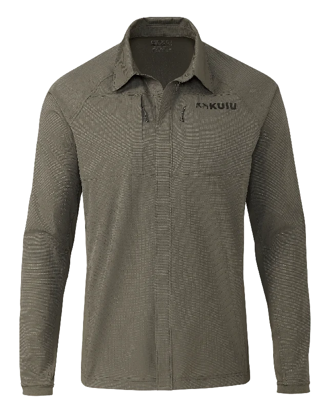 Tiburon Hybrid Snap Shirt | Ash