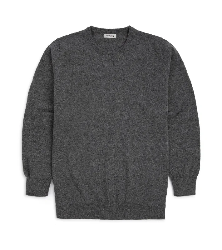 Trunk Walden Geelong Crew Neck Sweater: Grey